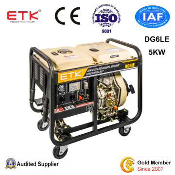 Ce Approved Digtial Panel Portable Diesel Generator Set (5KW New Type)